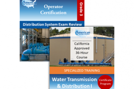 CA Grade D3 Water Distribution Operator License Upgrade